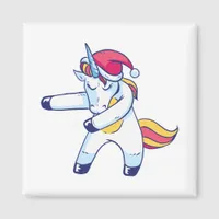 Christmas Unicorn Magnet