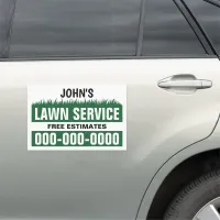 12" X 18" Professional Lawn Service Car Magnet