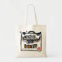 Sassy Briefcase: Mind Your Own Beeswax Carryall Tote Bag