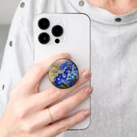 Forget-me-not flower with gold accents PopSocket