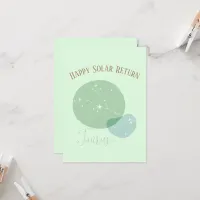 Zodiac Birthday Taurus Flat Card