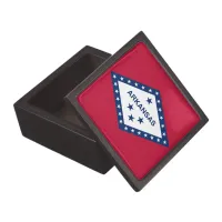 Arkansas State Flag Jewelry Box