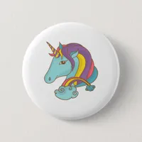 Pastel Unicorn Button