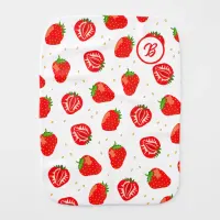 Cute Strawberry and Polka Dots Personalised Baby Gifts