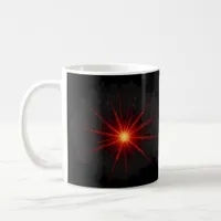 Red Starburst Coffee Mug