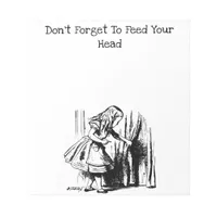 Vintage Alice Feed Your Head Notepad