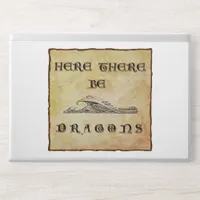 Here There Be Dragons  HP Laptop Skin