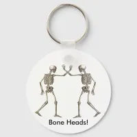 Bone Heads Skeletons Keychain