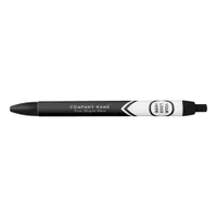 Customizable Classic Black and White Company Logo Pen