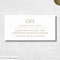 Simple Professional Business Event Name Tag