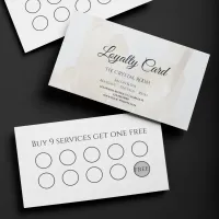 White Crystals Salon Spa  Loyalty Card