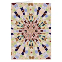 Blue and Green Mosaic Kaleidoscope