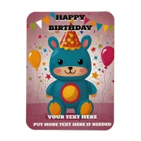 Happy Birthday Invitation  Magnet