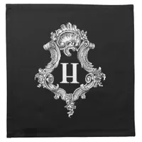 H Monogram Initial Napkin