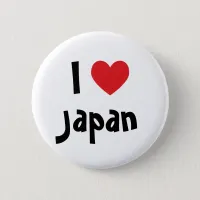 I Love Japan Button