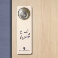 Elegant Hotel Door Hanger