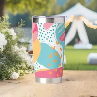 Colorful Abstract Insulated Tumbler