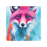 Red Fox Metal Print