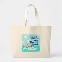 Yacht Rock Funny Cartoon Music Slogan Tote