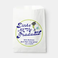 Dinks with the Graduate Pickleball Graduation Favor Bag