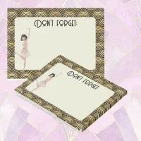 1920's style notepad twenties flapper retro gatsby