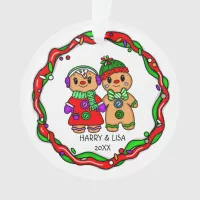 Merry Christmas | Happy New Year | Gingerbread Man Ornament