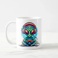 Escape Your World | Pixel Art Alien Coffee Mug