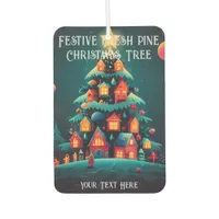 Festive fresh pine scented Christmas Tree Air Freshener