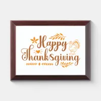 Happy Thanksgiving Plaque