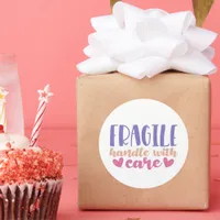 Fragile Handle With Care - Small Business Sticker