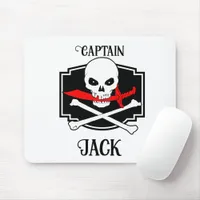 Personalized Jolly Roger (Cutlass)  Mouse Pad