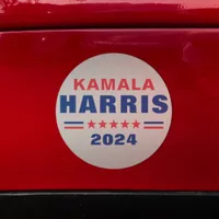 Vote Kamala Harris 2024 Election Round Car Magnet