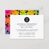 Modern Rainbow Business Card