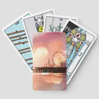 Santa Monica Pier - Sparkling Pink Tarot