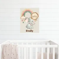 Cute boho Elephant Poster