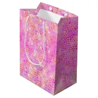 Pink Dinosaur Hide Medium Gift Bag