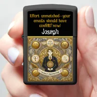 A Lawyer Symbolizes Justice and Family Protection Zippo Lighter