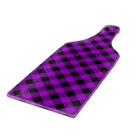 Purple & Black Buffalo Plaid Check | Cutting Board