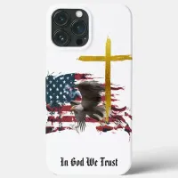 *~* Christian Veteran Patriotic Eagle  Flag AP16 iPhone 13 Pro Max Case