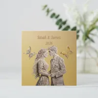 Bride & Groom Wedding Gifts Card