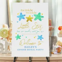Twinkle Little Star Gender Reveal Welcome Sign