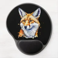 Pretty Watercolor Fox | Animal Lovers Gel Mouse Pad