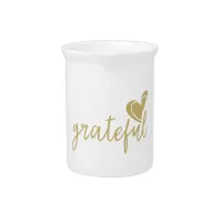 grateful heart pitcher