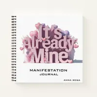 *~* Law Attraction Manifestation Hearts AP85  Notebook