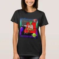 1970's Retro Extraterrestrial in Disco Lounge T-Shirt