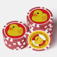 Hide and Seek Cruise Rubber Duck Souvenir Poker Chips