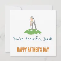 Thumbnail for Dad, you always drive us to greatness Father's Day Holiday Card