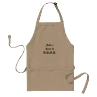 Find a Cure for D.U.M.B. Adult Apron