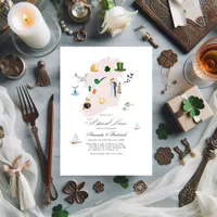 Ireland Destination Wedding Rehearsal Dinner Invitation