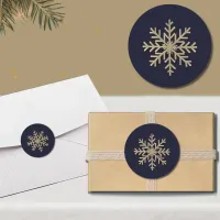 Elegant Snowflake Holiday Sticker